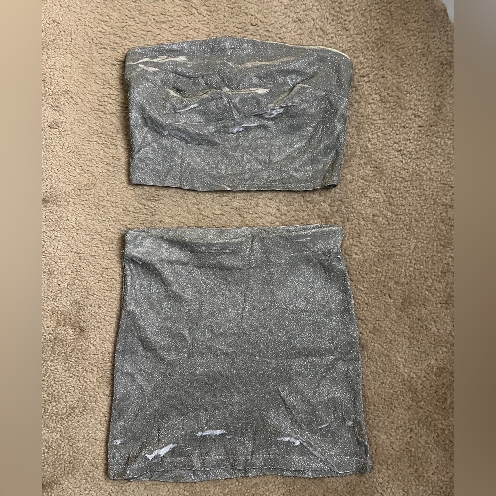 Silver two piece set